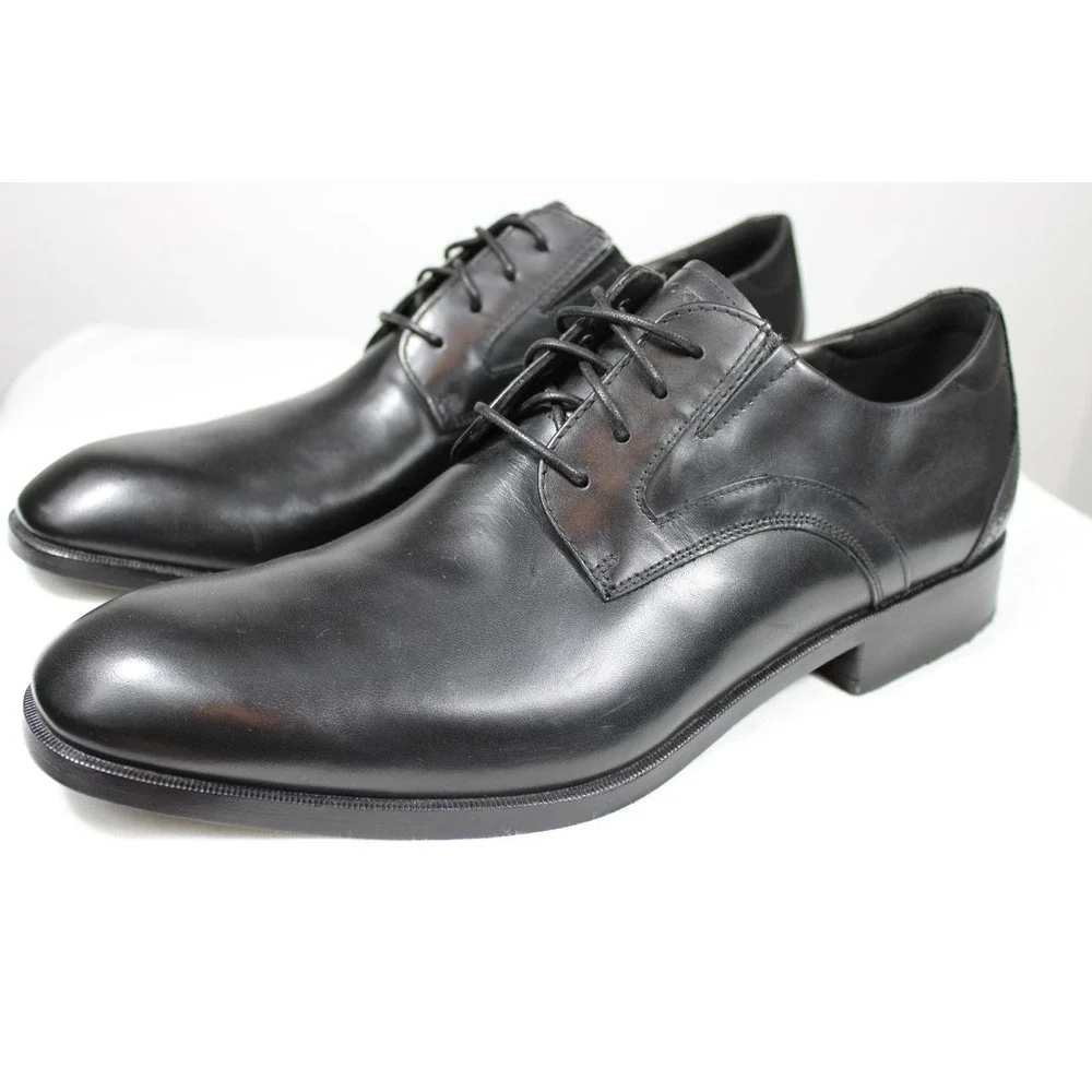 Rockport Men's Totalmotion Oxford Dress Shoes Size 13 W Black Leather
